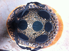 Myrtewood (Myrtle wood) Holz Helmet with cork innards