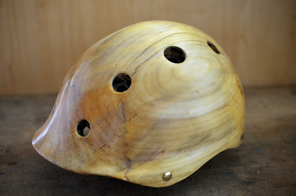 Highly colored Maple Holz helmet